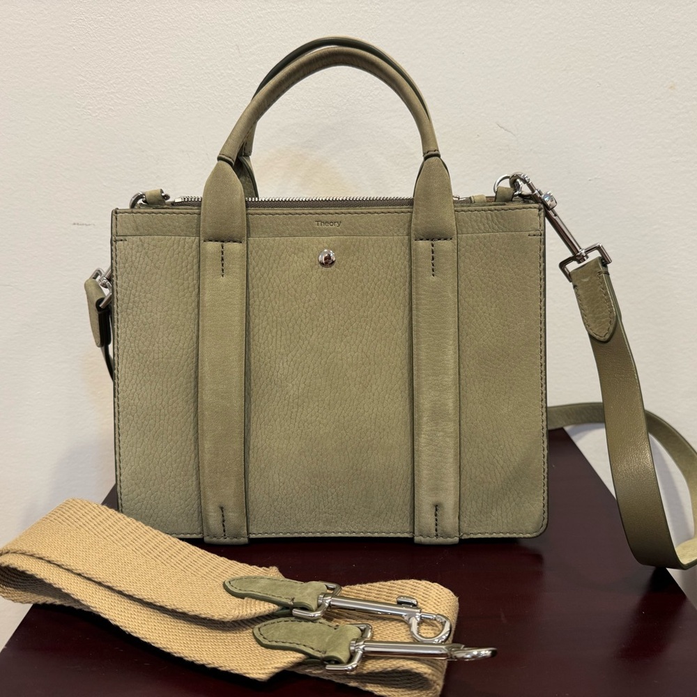 Theory Mini West Bag in Nubuck Leather
